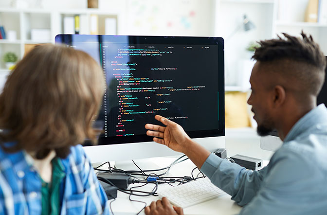 Two computer programmers