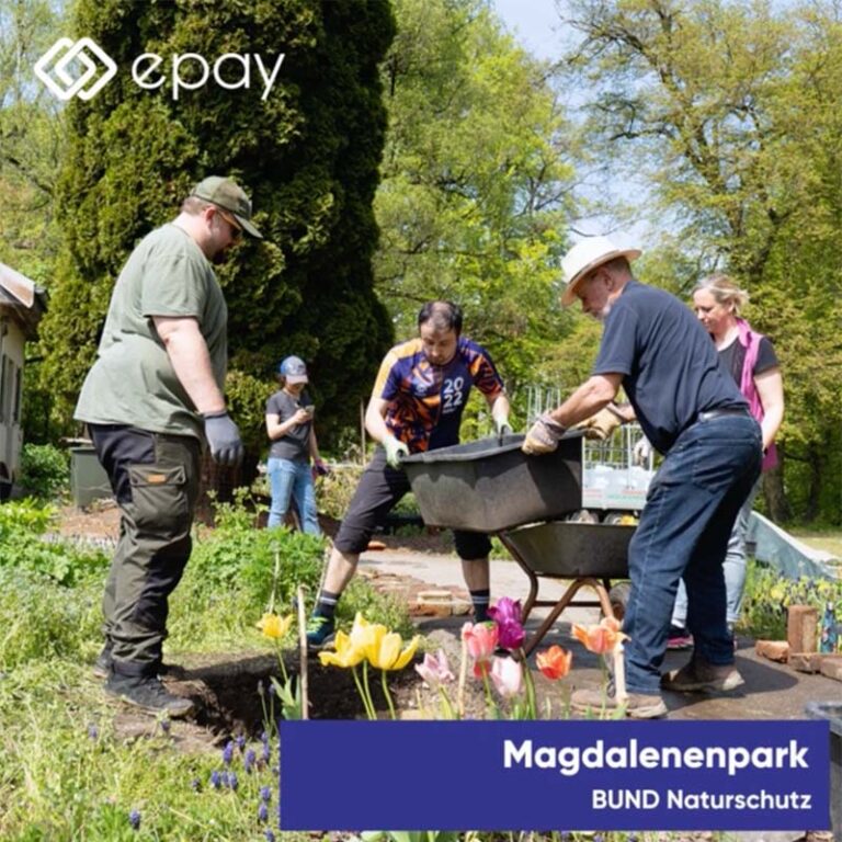 An image showing epay Germany employees at their 2023 Days of Caring events