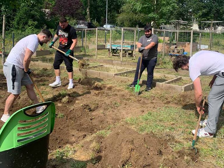 An image of cadooz employees serving for Days of Caring 2023