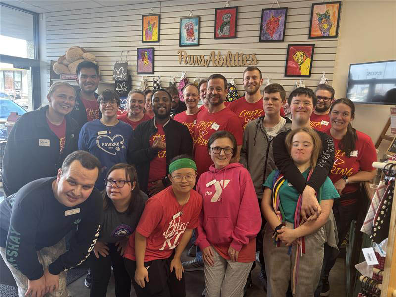 A photo of Euronet employees at one of their Days of Caring during the 2025 holiday season