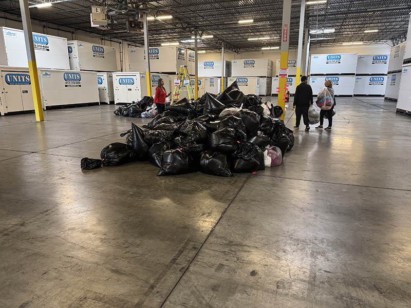 A photo of Euronet employees at one of their Days of Caring during the 2025 holiday season