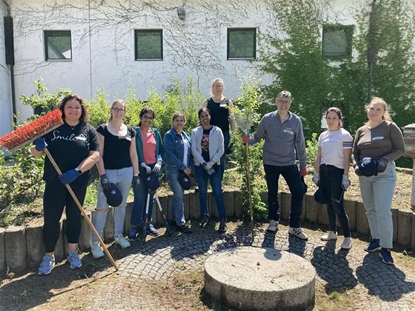 A photo of epay team members on their day of caring